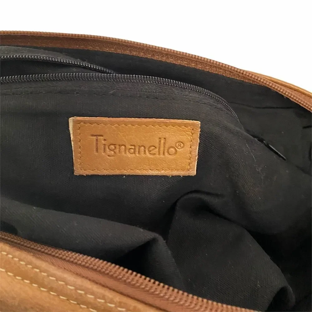Vintage Tignanello Pebbled Leather Shoulder Purse